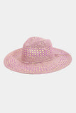 Fame Checkered Straw Weave Sun Hat - DezyMart™