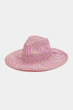 Fame Checkered Straw Weave Sun Hat - DezyMart™