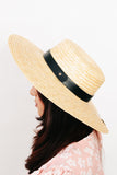 Fame Flat Brim Straw Weave Hat - DezyMart™