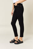 Judy Blue Full Size Distressed Tummy Control High Waist Skinny Jeans - DezyMart™