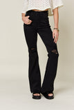 Judy Blue Full Size High Waist Distressed Flare Jeans - DezyMart™