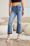 Judy Blue Full Size Release Hem Cropped Bootcut Jeans - DezyMart™