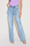 Judy Blue Full Size V Front Waistband Straight Jeans - DezyMart™