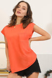 Ninexis Round Neck Cap Sleeve T-Shirt - DezyMart™