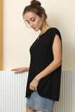 Ninexis Round Neck Cap Sleeve T-Shirt - DezyMart™