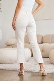 RFM Mini Mia Full Size Tummy Control High Waist Raw Hem Jeans - DezyMart™