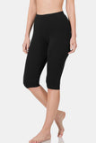 Zenana Full Size High Waist Capris - DezyMart™