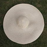 70cm Oversized Wide Brim Sun Hat Travel Large UV Protection Beach Straw Hats Women's Summer Floppy Foldable Chapeaux Wholesale - DezyMart™
