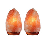 2 Pack Natural Himalayan Salt Lamps