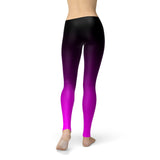 Avery Black Pink Ombre Leggings - DezyMart™