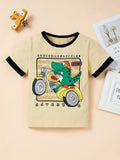 Boys Graphic T-Shirt and Shorts Set - DezyMart™