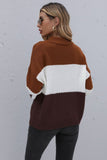 Color Block Long Sleeve Sweater - DezyMart™