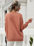 Frilled Sleeves V-Neck Sweater - DezyMart™