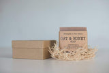 Oat & Honey Soap Bar- 5 oz - Exfoliating and moisturizing handmade soap - DezyMart™