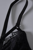 Sheer Lace up Bodysuit - DezyMart™