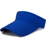 Summer Breathable Air Sun Hats Men Women Adjustable Visor UV Protection Top Empty Solid Sports Tennis Golf Running Sunscreen Cap - DezyMart™