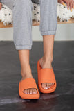 WeeBoo Go All Out Slide-On Sandals in Orange - DezyMart™
