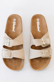 WeeBoo Walk with Me Buckled Soft Footbed Sandals in Taupe - DezyMart™