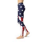 Womens American Flag Leggings - DezyMart™